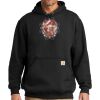 Custom Printed Midweight Hooded Sweatshirt Thumbnail